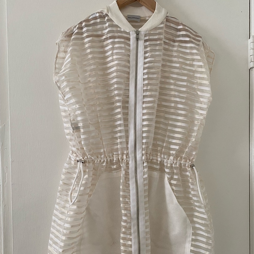 Philosophy transparent hoodie